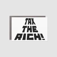 Tax the Rich Car Magnet