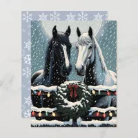 Festive Horses | Christmas Scrapbook