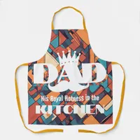 His Royal Hotness: The Geometric Dad Apron