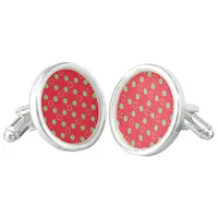 Christmas Holiday Charm Pattern 03 -  Cufflinks