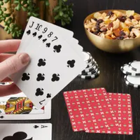 Christmas Holiday Charm Pattern 02 -  Poker Cards