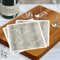 Anniversary 20 Years Word Cloud ID267 Paper Dinner Napkins