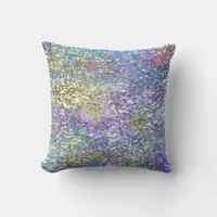 Abstract Art Paint splatters and Flicks Throw Pillow