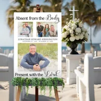 Christian Funeral Memorial Tribute Photo Foam Board