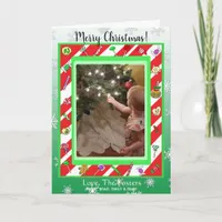 Merry Christmas Family Photo Whimsical Card