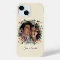 Romantic Ivy and Butterflies iPhone 15 Case