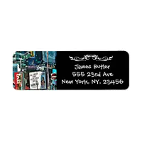 New York City Mailing Address Label