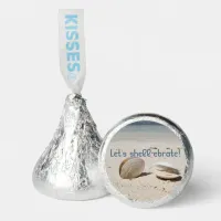 Let's shell-ebrate Seashells sandy Caribbean beach Hershey®'s Kisses®