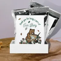 Woodland Storybook Our Story Baby Shower Thank You Coffee Drink Mix