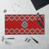 Southwest Mesas Red & Turquoise Desk Mat