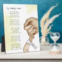 Hold My Hand Daddy Keepsake Poem Dad Gift Plaque