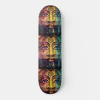 Egyptian goddess beautiful painting skateboard