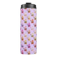 cute cats for cat lovers  thermal tumbler