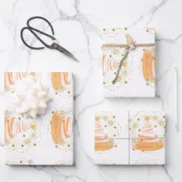 Wrapping Paper Flat Sheet Set of 3