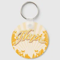 Hope Slogan Religious Christian Uplifting Art Keychain