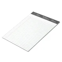 Custom Logo Wide Ruled Tear-out Business Writing Notepad