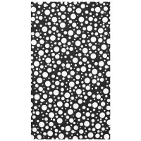 White Polka Dots on Black | Tablecloth
