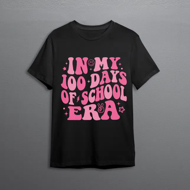 In My 100 Days Of School Era Teacher Kids 100 Days T-Shirt