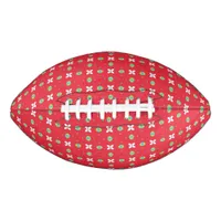 Christmas Holiday Charm Pattern 02 -  Football