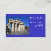 Brandenburg Gate, Berlin, Germany Business Card