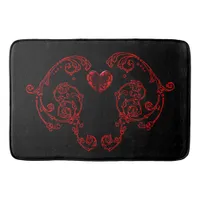 Romantic, Delicate Goth Bath Mat