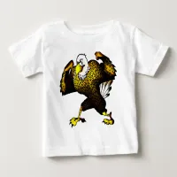 Cartoon Fighting Eagle Baby T-Shirt