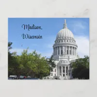 Madison, Wisconsin State Capitol  Postcard