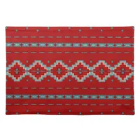 Southwest Mesas Red & Turquoise Cloth Placemat