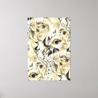 Sensual Feminine Art Pop Surrealism Chic Artistic Canvas Print