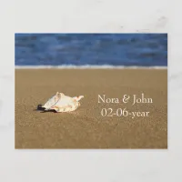 beach Wedding rsvp card