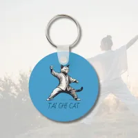 Tai chi cat Qigong marshal arts gift self defense Keychain