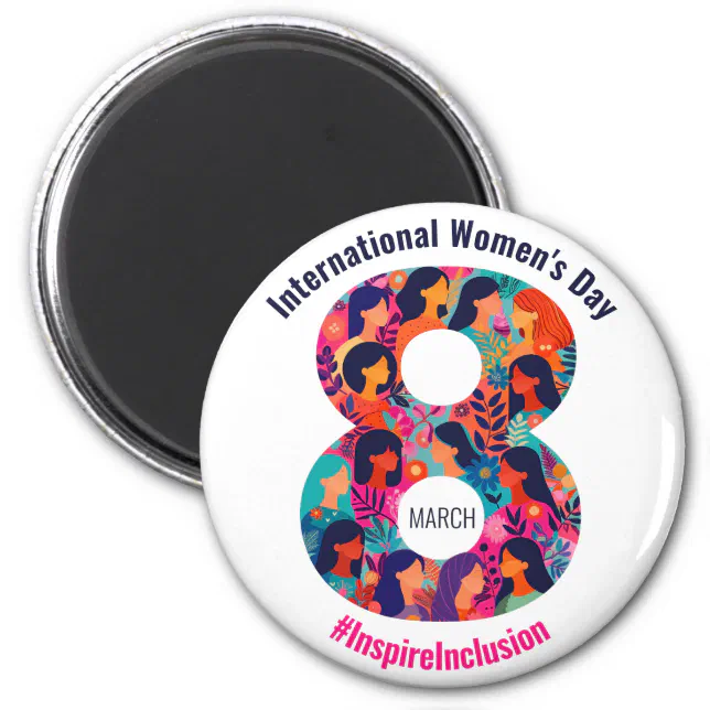 March 8 International Women's Day IWD Magnet