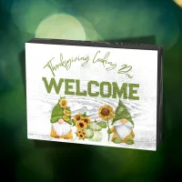 Thanksgiving Cooking Duo, WELCOME | Wooden Box Sign