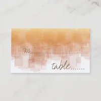 Watercolor Sunrise WSRB Place Card