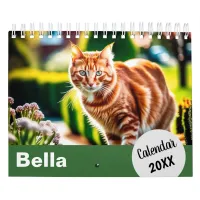 Personalized Cat Photos Pet Year Create Your Own Calendar