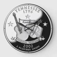 Faux Tennessee State Quarter Clock