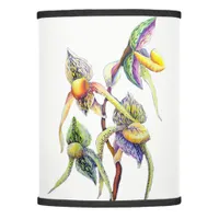 Blue orchids  painting lamp shade