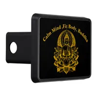 Buddha Meditating in Lotus  Hitch Cover