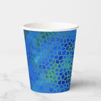 Blue Dinosaur Hide Paper Cups