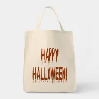 Happy Bloody Halloween Tote Bag