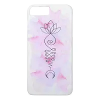 *~* Moon Lotus Energy Healer  Reiki  Yoga  Massage iPhone 8 Plus/7 Plus Case