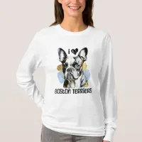 I Love Boston Terriers T-Shirt