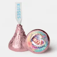 Baby Girl in a Seashell Baby Shower  Hershey®'s Kisses®
