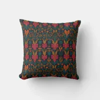 Floral Tapestry Throw Pillow