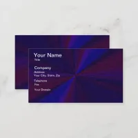 Circular Gradient Patchwork Blue to Purple Business Card