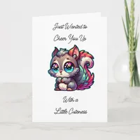 Cute Squirrel | Cheering Up Friendship Card