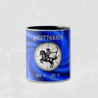 Zodiac Blue Galaxy Sagittarius Mug