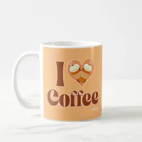 Love Coffee Fun Heart Design Motto Coffee Mug