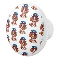 4th of July  Ceramic Knob