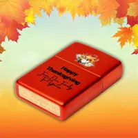 Happy Thanksgiving From our Family to Yours Red | Zippo Lighter